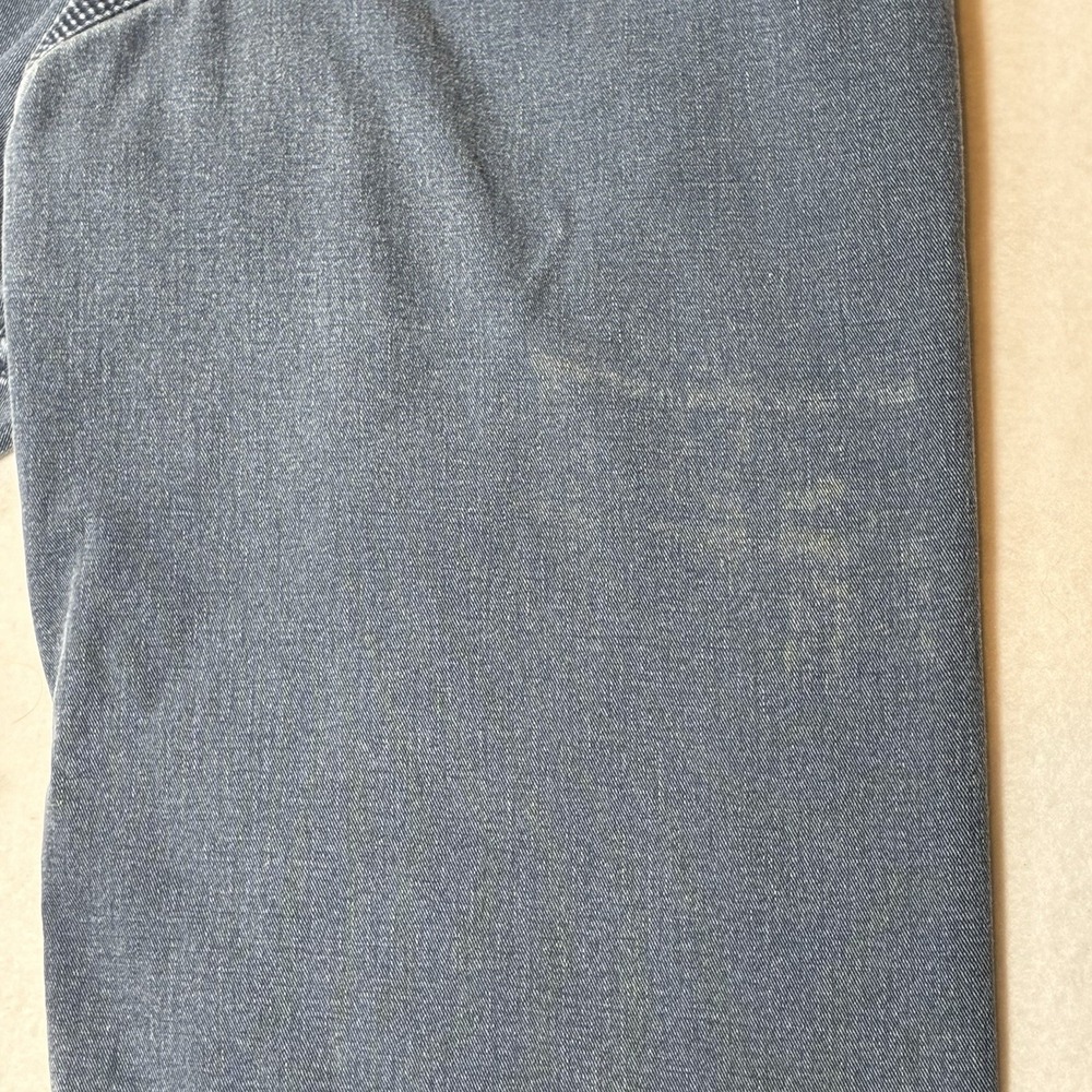 Vintage L.L. Bean Men's 2XL Denim Flannel Lined Shirt Jacket Distressed READ - Picture 11 of 16